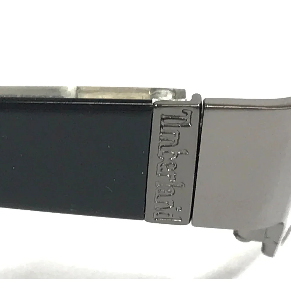 Timberland Eyeglasses Frames TB1035 Col. H41 Silver Black Rectangle 54-17-140